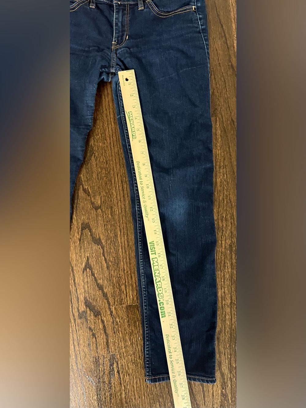 Hollister Dark Indigo Straight Leg Jeans - Picture 3 of 7